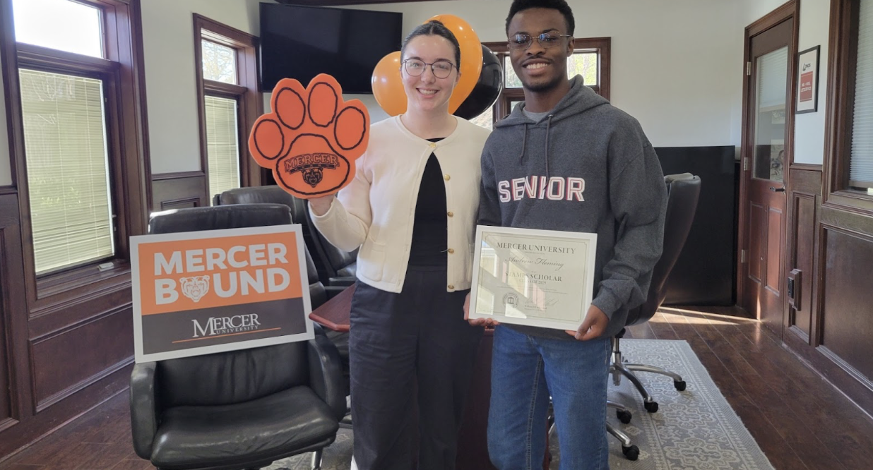 Andrew Fleming accepted into Mercer Stamps Schol...